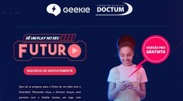 Doctum anuncia parceria com a Geekie Games, uma plataforma que